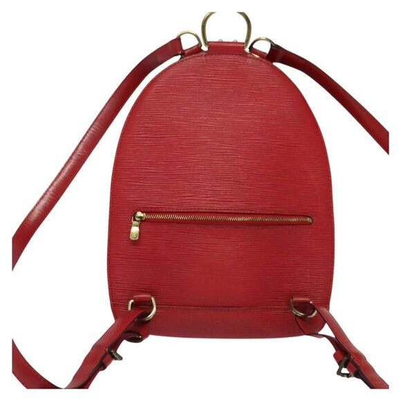 LOUIS VUITTON Epi Mabillon Backpack Castilian Red M52237 LV Auth 140708 - Picture 3 of 16